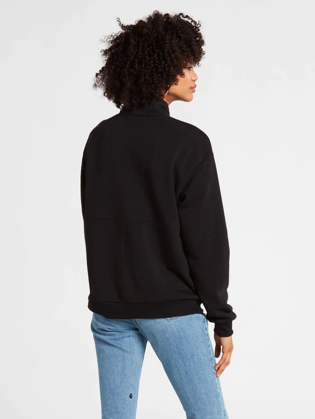 Sudadera Chica Volcom Getting Staxxed Mock Neck Black
