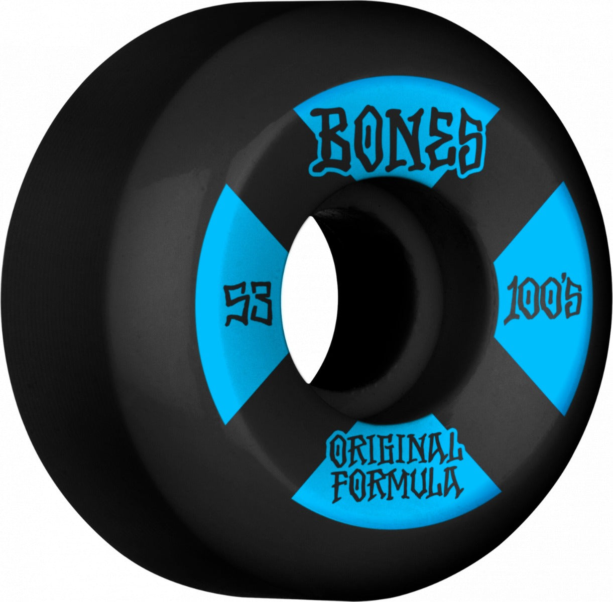 Bones | Bones 100s V5 Black Sidecut 53mm  | Ruedas, Skate, Unisex | 