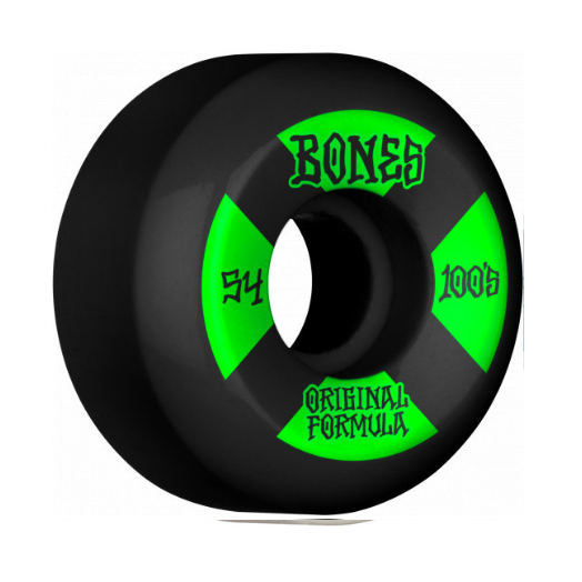 Bones | Bones 100s V5 Black Sidecut 54mm  | Ruedas, Skate, Unisex | 