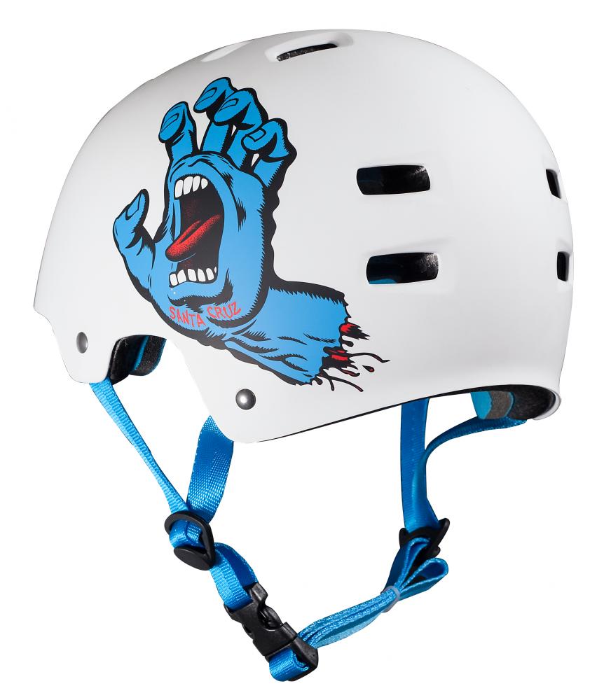 Casco Bullet x Santa Cruz Helmet Matt White