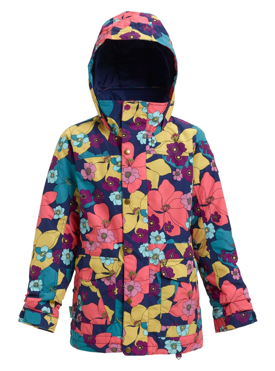 Burton | Burton Girls Elstar Parka Jacket Flowers  | Chaquetas Nieve Niño, Snowboard, Youth | 
