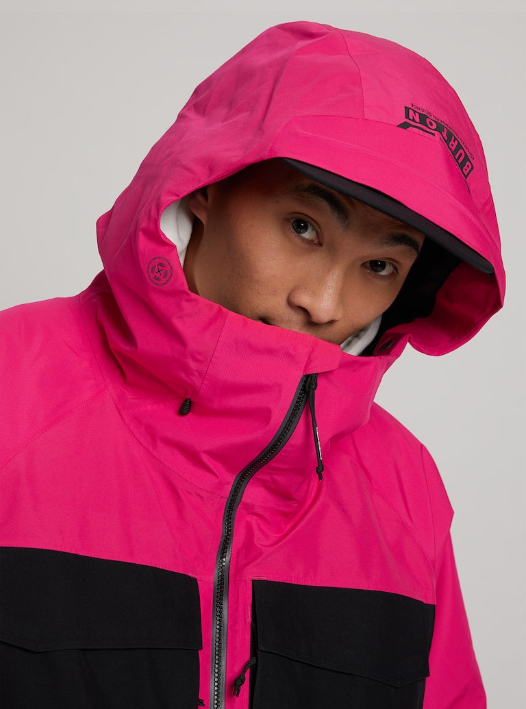 Burton | Burton Gore-tex Banshey Anorak Jacket Punchy Pink / True Black  | Chaquetas Nieve Hombre, Men, Snowboard, Unisex | 