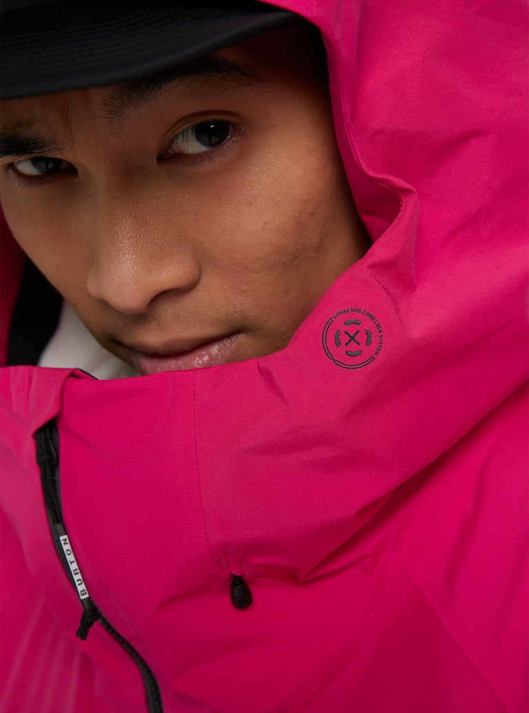 Burton | Burton Gore-tex Banshey Anorak Jacket Punchy Pink / True Black  | Chaquetas Nieve Hombre, Men, Snowboard, Unisex | 