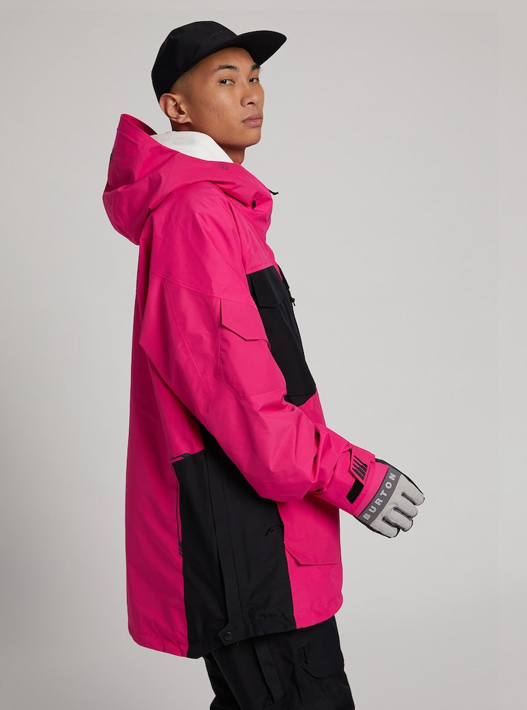 Burton Gore-tex Banshey Anorak Jacket Punchy Pink / True Black | Snowboard Gore-Tex | WINTER 24 | surfdevils.com