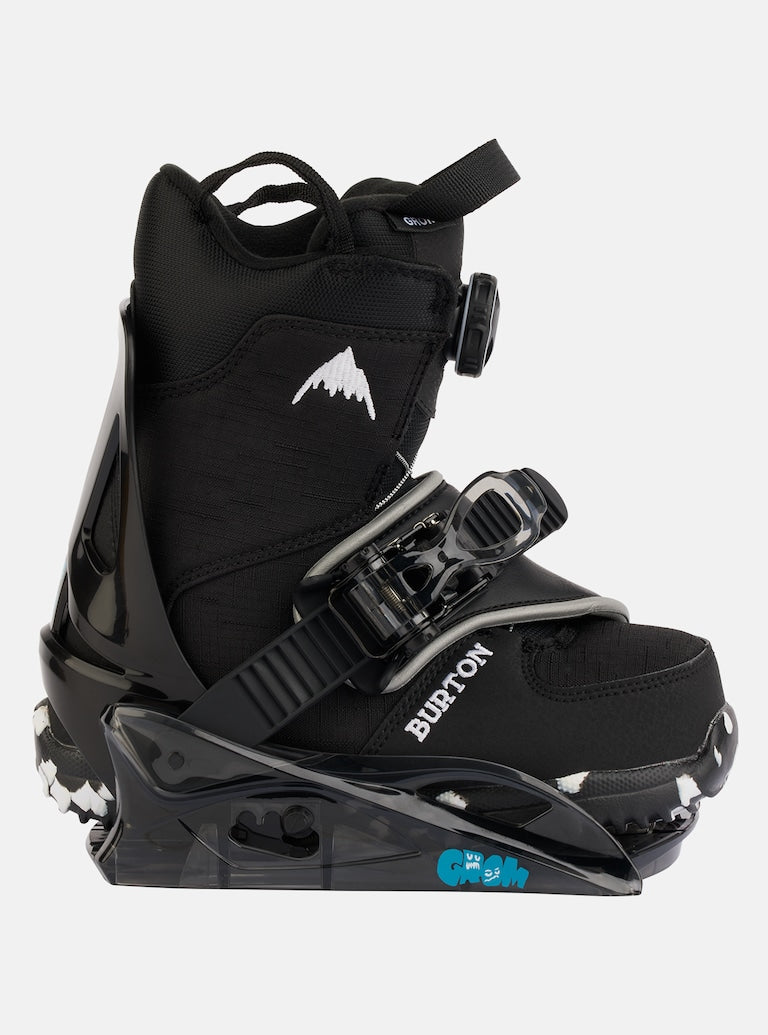 Burton | Burton Kids' Grom Disc Snowboard Bindings Black  | Fijaciones, Snowboard, Youth | 