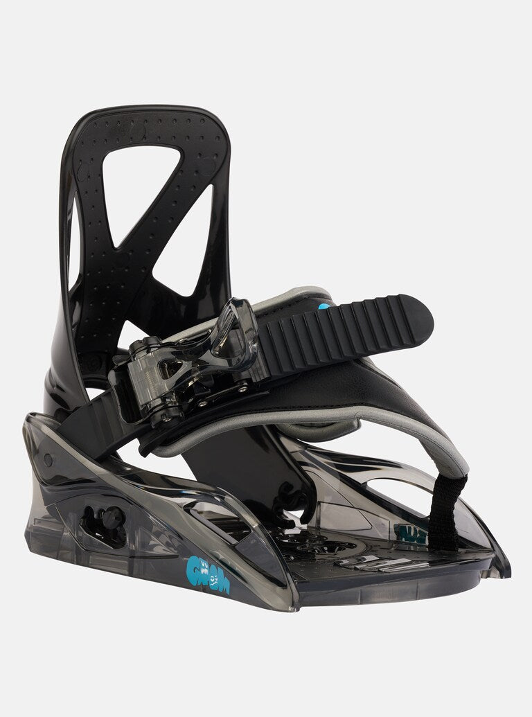 Burton | Burton Kids' Grom Disc Snowboard Bindings Black  | Fijaciones, Snowboard, Youth | 