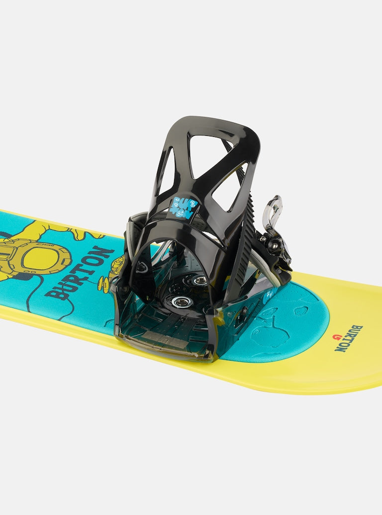 Burton Kids' Grom Disc Snowboard Bindings Black | Burton Snowboards | Fijaciones de snowboard | Snowboard Shop | surfdevils.com
