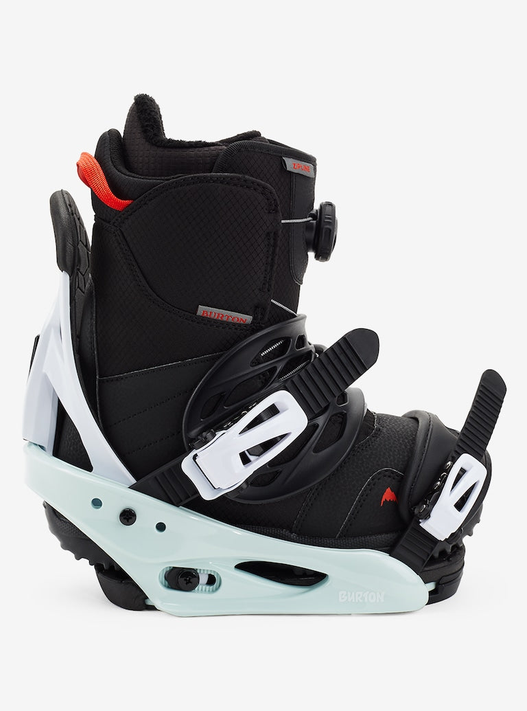 Burton | Burton Kids' Smalls Re:flex Snowboard Bindings Neo-mint / White  | Fijaciones, Snowboard, Strap, Youth | 