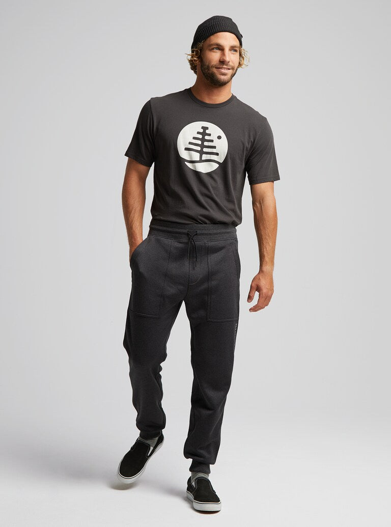 Burton | Burton Men's Burton Oak Fleece Pants True Black Heather  | 15/07/2022, Men, Ropa, Snowboard, Sudaderas, Sudaderas Snowboard | 
