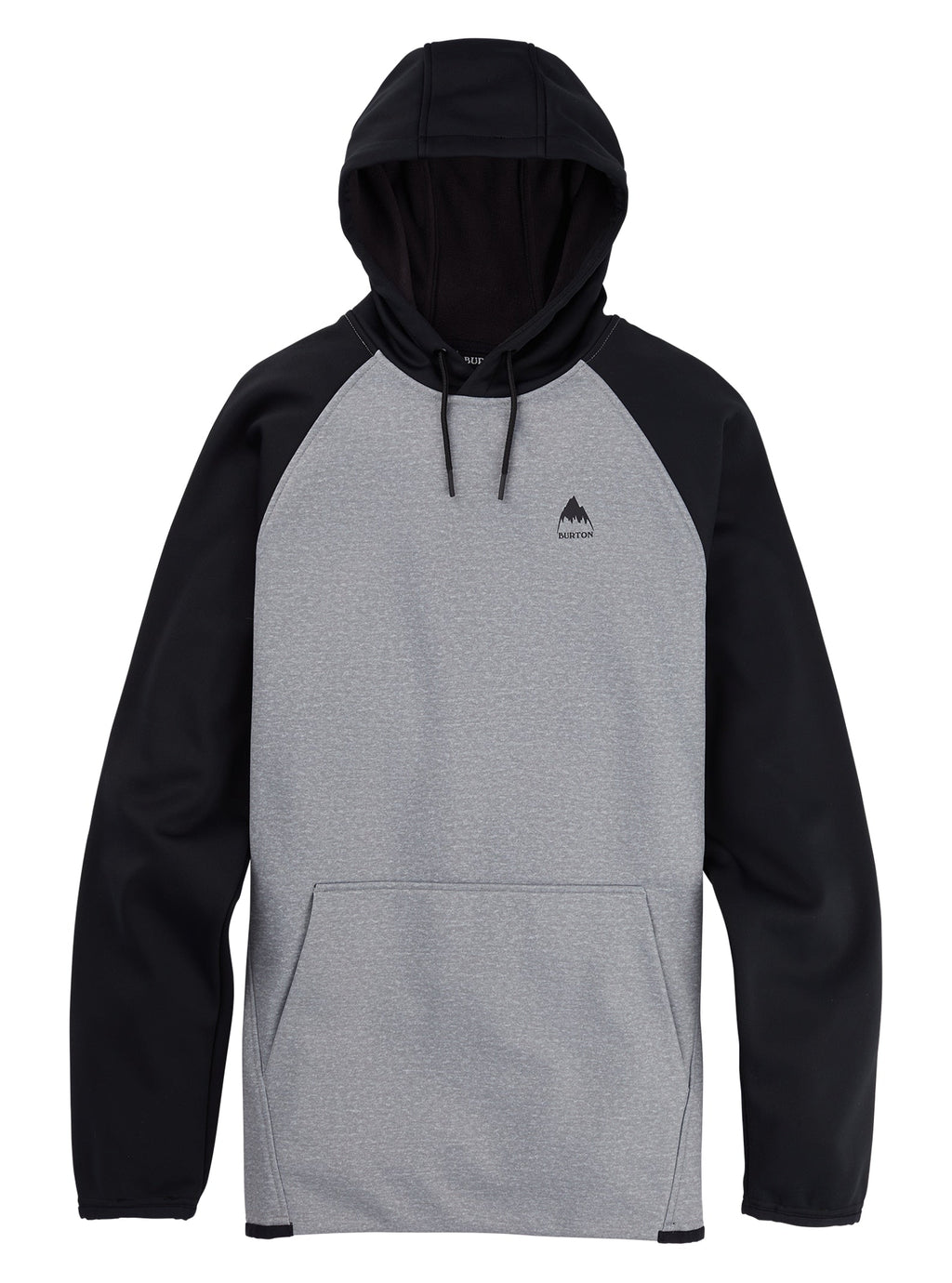 Burton | Burton Men's Crown Weatherproof Pullover Fleece Gray Heather/true Black  | 15/07/2022, Men, Ropa, Snowboard, Sudaderas, Sudaderas Snowboard, Unisex | 