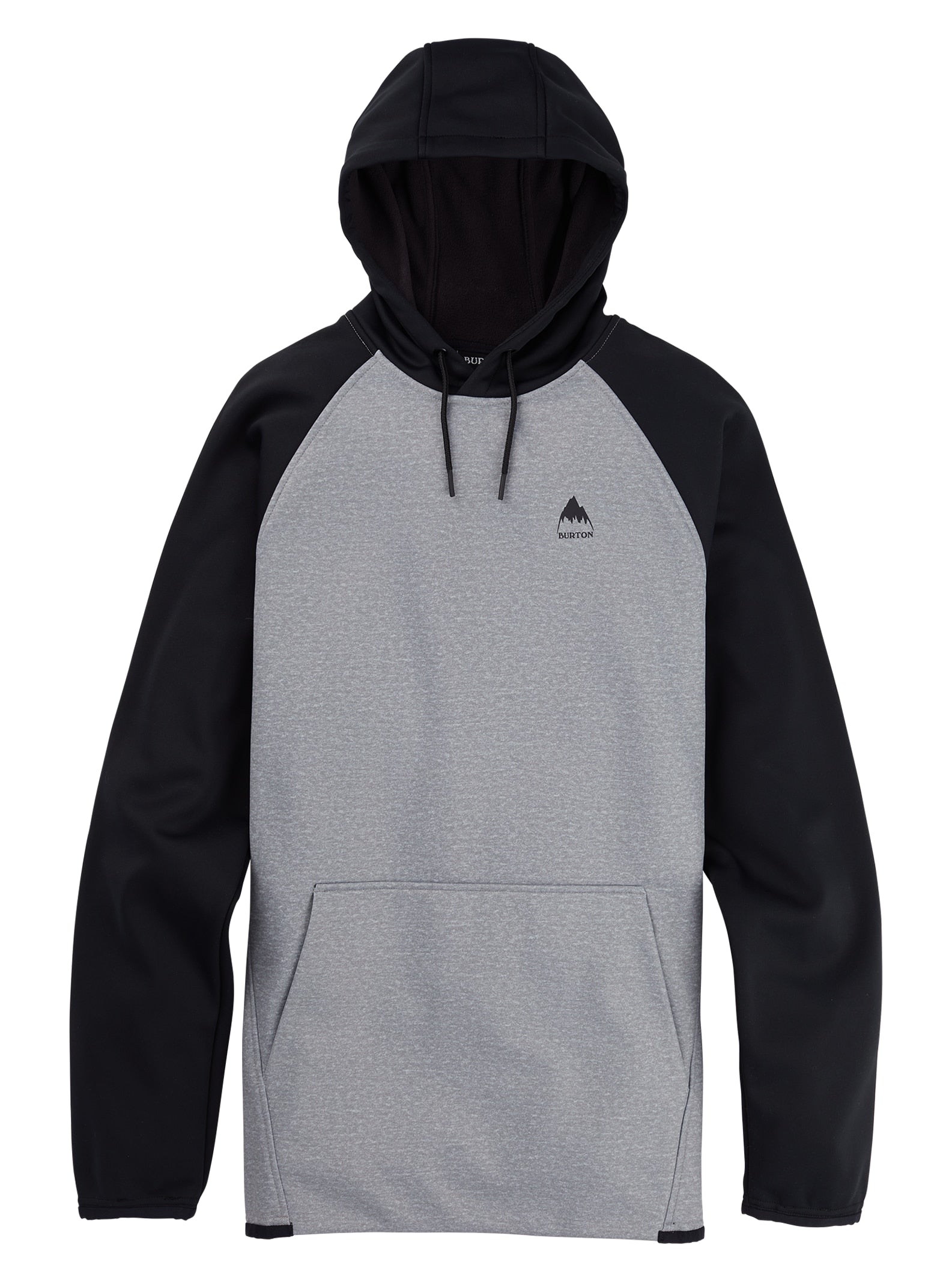 Burton | Burton Men's Crown Weatherproof Pullover Fleece Gray Heather/true Black  | 15/07/2022, Men, Ropa, Snowboard, Sudaderas, Sudaderas Snowboard, Unisex | 