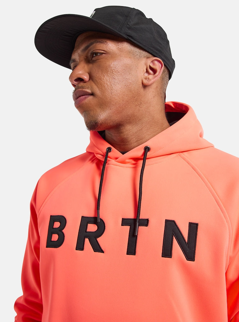 Burton | Burton Men's Crown Weatherproof Pullover Fleece Tetra Orange  | Men, Snowboard, Sudaderas Snowboard | 