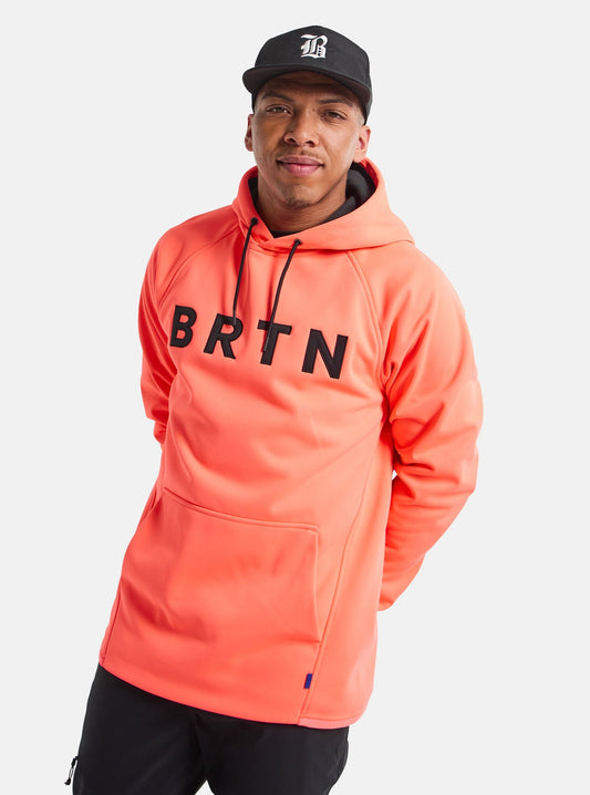 Burton | Burton Men's Crown Weatherproof Pullover Fleece Tetra Orange  | Men, Snowboard, Sudaderas Snowboard | 