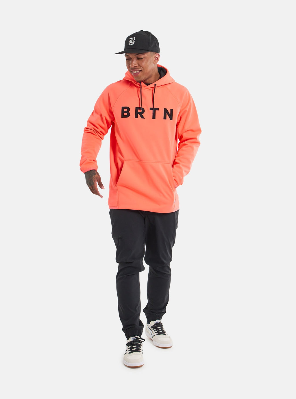 Burton | Burton Men's Crown Weatherproof Pullover Fleece Tetra Orange  | Men, Snowboard, Sudaderas Snowboard | 