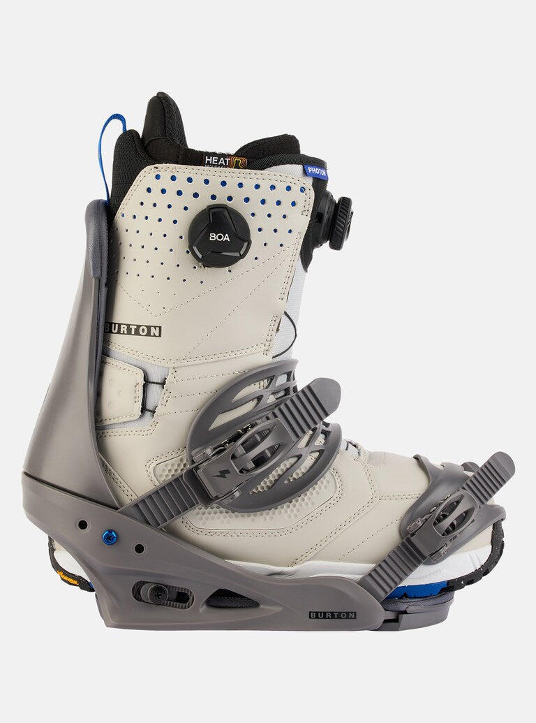 Burton | Burton Men's Freestyle Re:flex Snowboard Bindings Dark Gray  | Fijaciones, Men, Snowboard | 