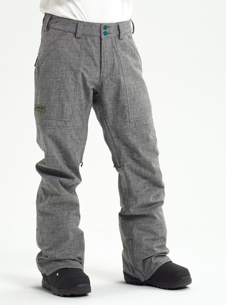 Burton | Burton Men's GORE-TEX Ballast Pant Bog Heather  | Men, Pantalones Nieve Hombre, Snowboard, Unisex | 