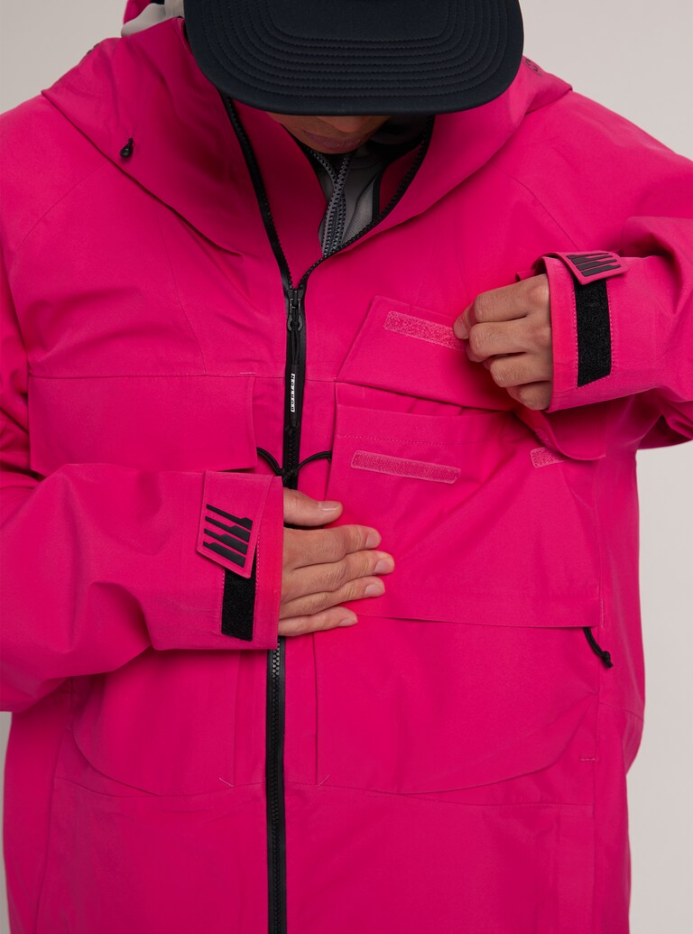 Burton | Burton Men's Gore-tex 3l Banshey Jacket Punchy Pink  | Chaquetas Nieve Hombre, Men, Snowboard, Unisex | 