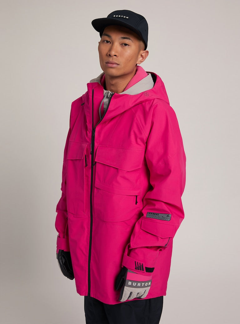 Burton | Burton Men's Gore-tex 3l Banshey Jacket Punchy Pink  | Chaquetas Nieve Hombre, Men, Snowboard, Unisex | 
