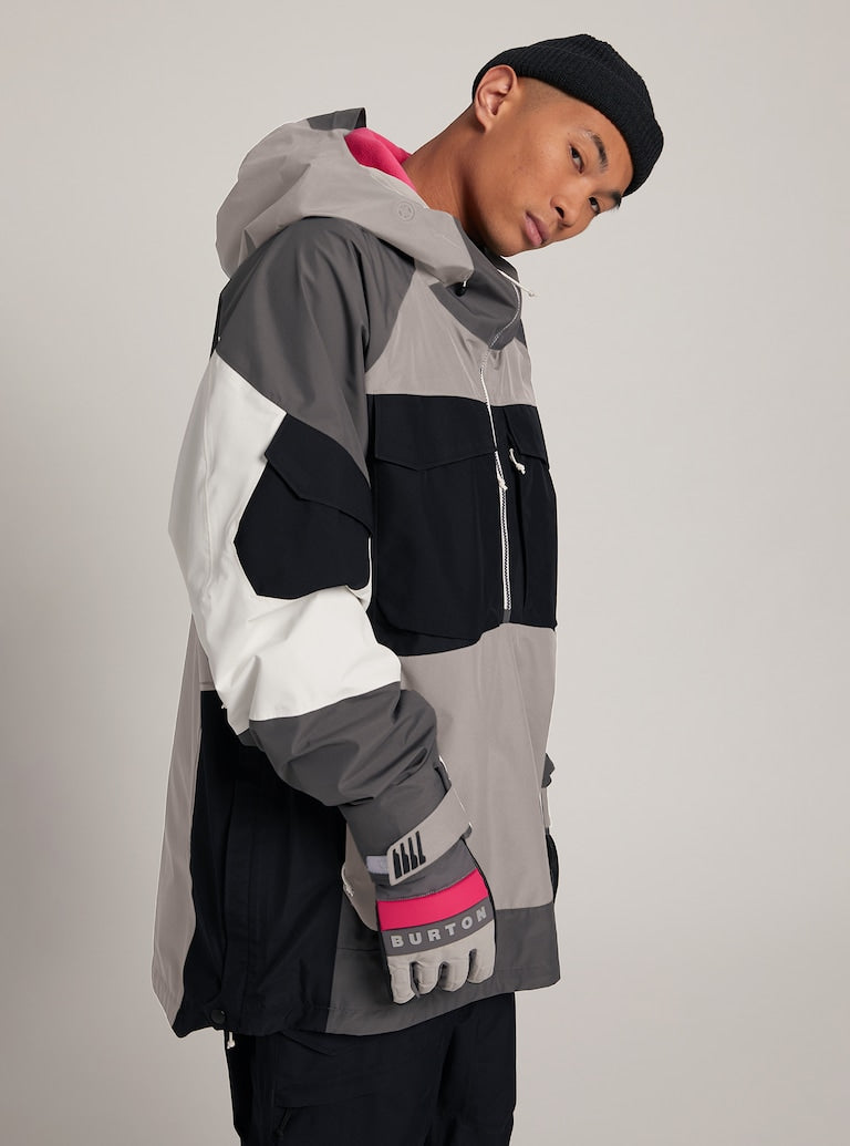 Burton | Burton Men's Gore-tex Banshey Anorak Jacket Castlerock Multi  | Chaquetas Nieve Hombre, Men, Snowboard, Unisex | 