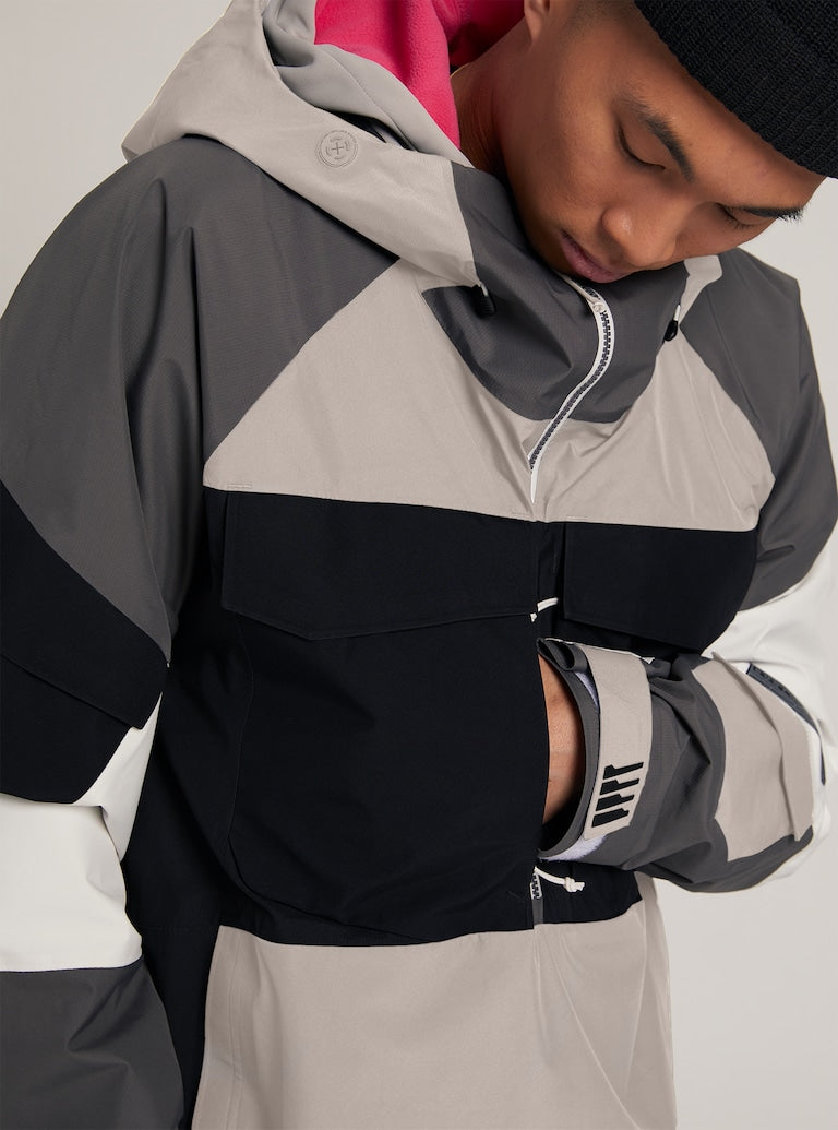 Burton | Burton Men's Gore-tex Banshey Anorak Jacket Castlerock Multi  | Chaquetas Nieve Hombre, Men, Snowboard, Unisex | 