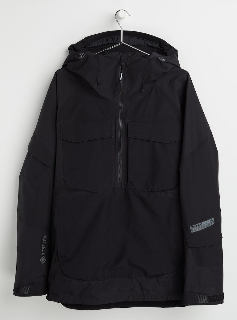 Burton | Burton Men's Gore-tex Banshey Anorak Jacket True Black  | Chaquetas Nieve Hombre, Men, Snowboard | 