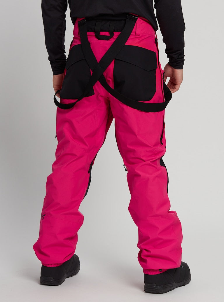 Burton Men's Gore-tex Banshey Pants  Punchy Pink / True Black | Snowboard Gore-Tex | surfdevils.com