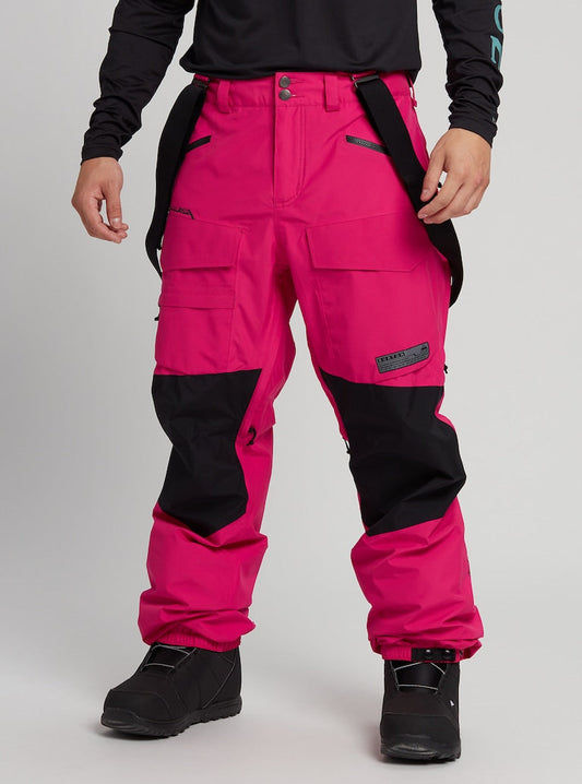 Burton | Burton Men's Gore-tex Banshey Pants  Punchy Pink / True Black  | Men, Pantalones Nieve Hombre, Snowboard, Unisex | 