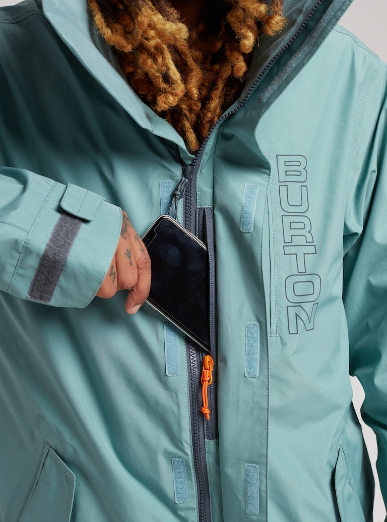 Burton Men's Gore-tex Doppler Jacket Trellis | Snowboard Gore-Tex | WINTER 24 | surfdevils.com