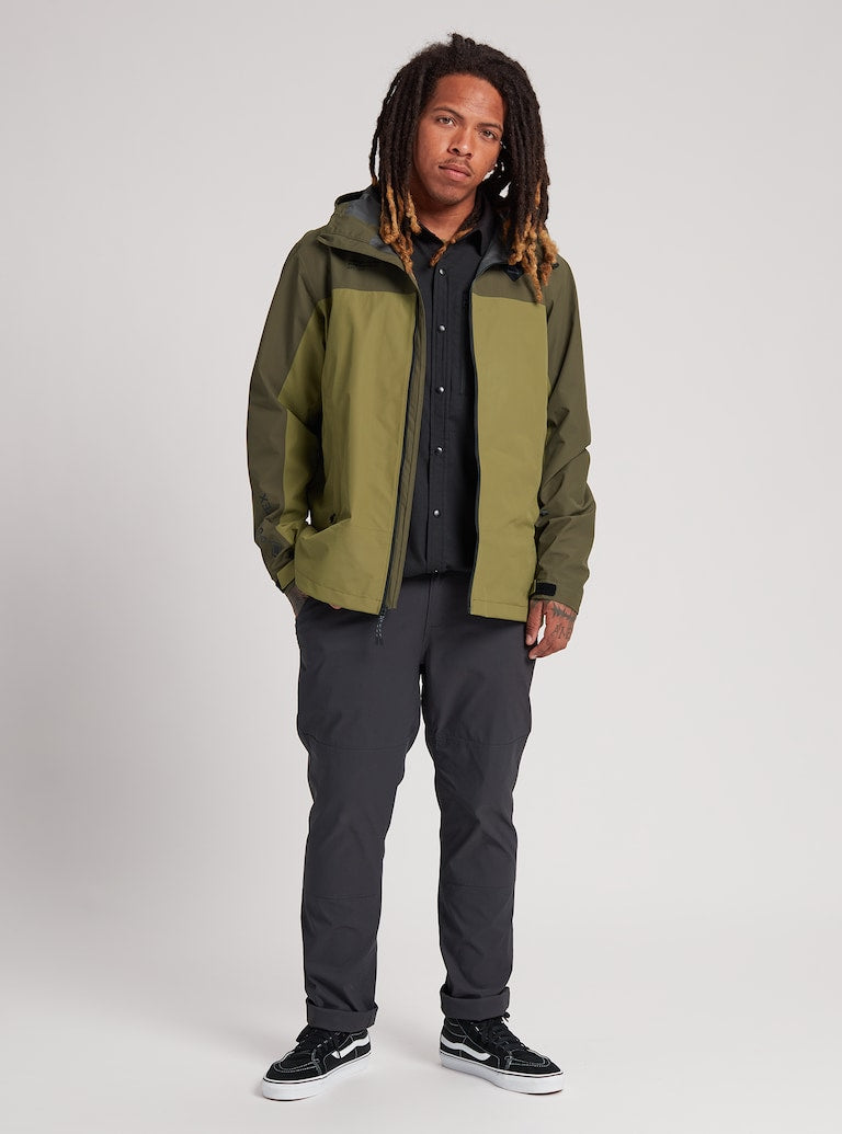 Burton | Burton Men's Gore-tex Packrite Rain Jacket Keef / Martini  | Chaquetas Nieve Hombre, Men, Snowboard, Unisex | 