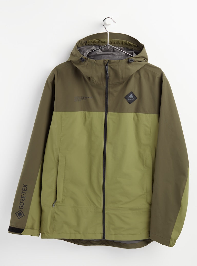 Burton | Burton Men's Gore-tex Packrite Rain Jacket Keef / Martini  | Chaquetas Nieve Hombre, Men, Snowboard, Unisex | 