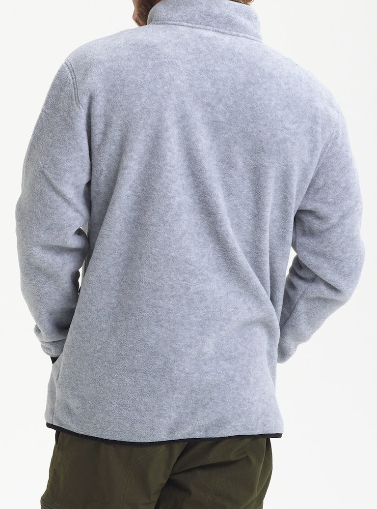 Burton | Burton Men's Hearth Fleece Pullover Gray Heather  | Men, Snowboard, Sudaderas Snowboard | 