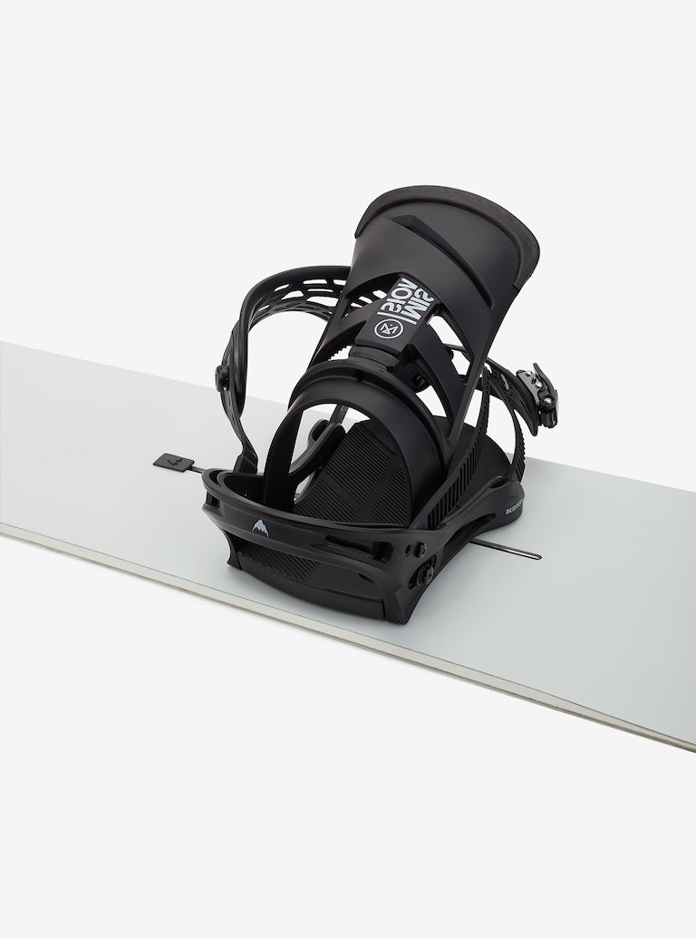 Burton Men's Mission Re:flex Snowboard Bindings Black | surfdevils.com