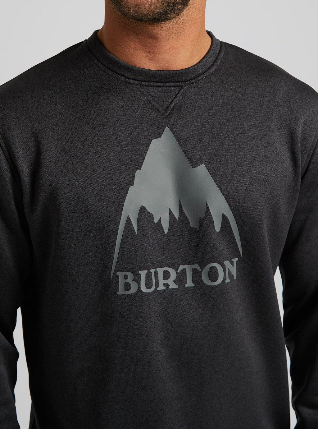 Burton | Burton Men's Oak Pullover Crew True Black Heather  | 15/07/2022, Men, Ropa, Snowboard, Sudaderas, Sudaderas Snowboard, Unisex | 