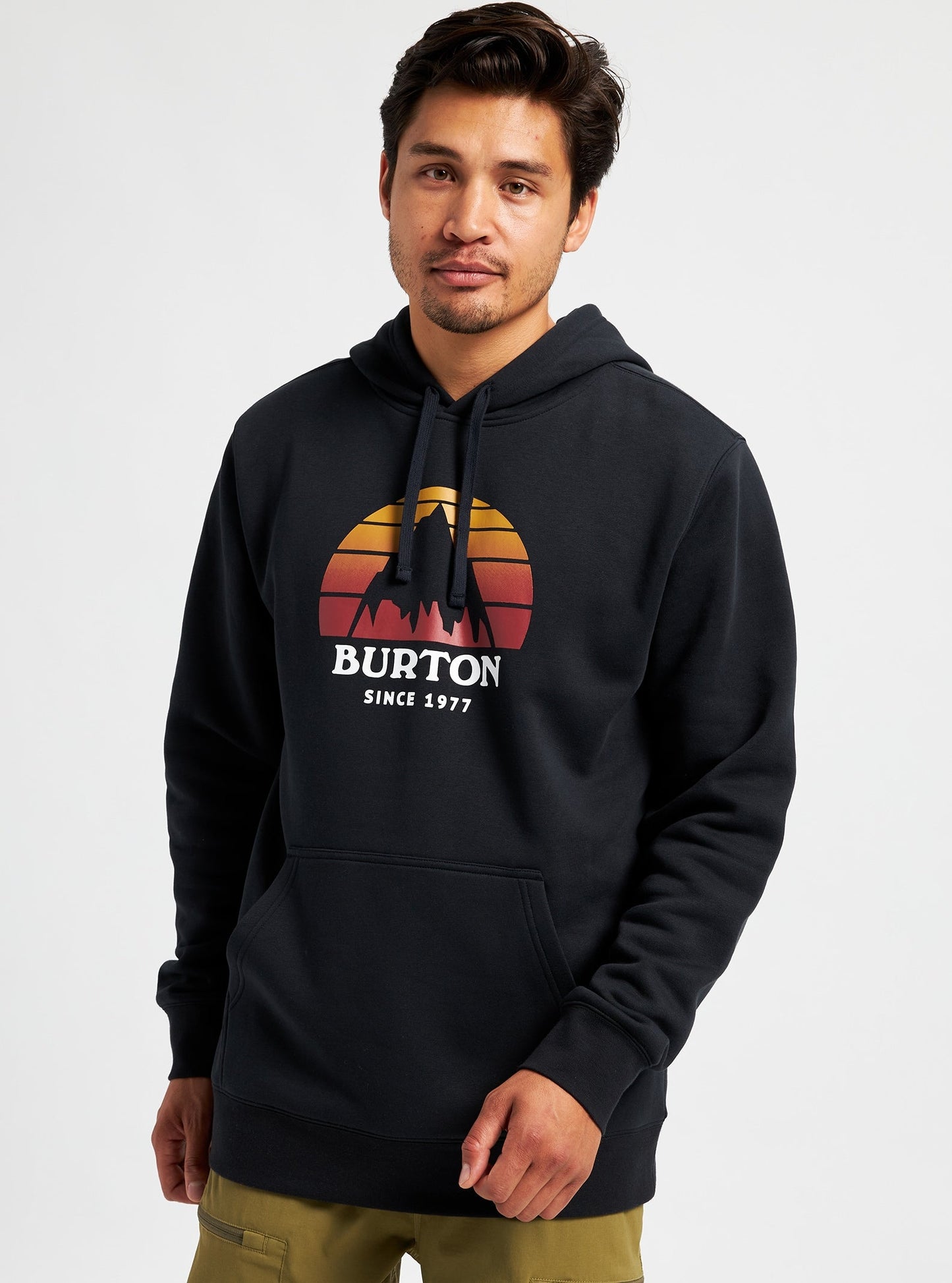 Burton | Burton Underhill Pullover Hoodie True Black  | Men, Ropa, Sudaderas, Sudaderas con capucha | 