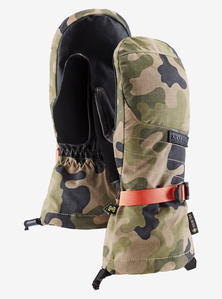 Burton Women Deluxe Gore-tex Mitten Martini Olive Terra Camo | CAMISAS QUE NOS GUSTAN | Snowboard Gore-Tex | surfdevils.com