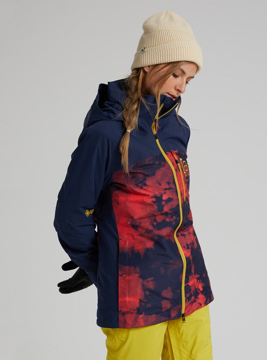 Burton | Burton Women [ak] GORE-TEX 2l Embark Jacket Hibiscus / Dress Blue  | Chaquetas Nieve Mujer, Snowboard, Women | 