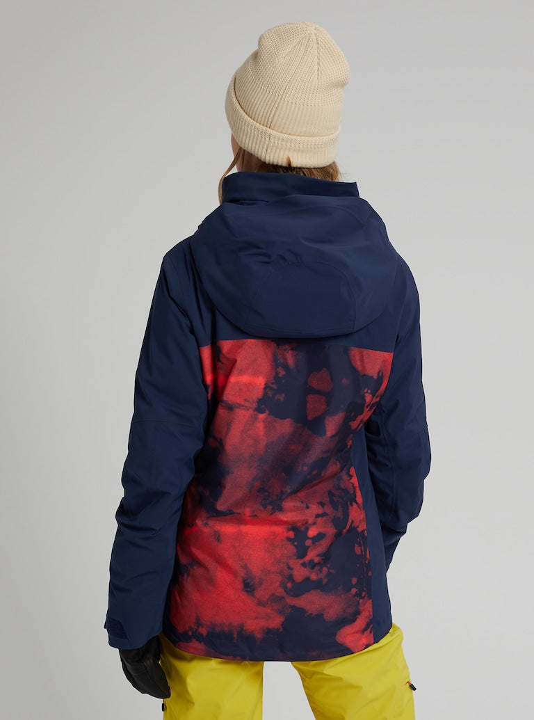 Burton | Burton Women [ak] GORE-TEX 2l Embark Jacket Hibiscus / Dress Blue  | Chaquetas Nieve Mujer, Snowboard, Women | 