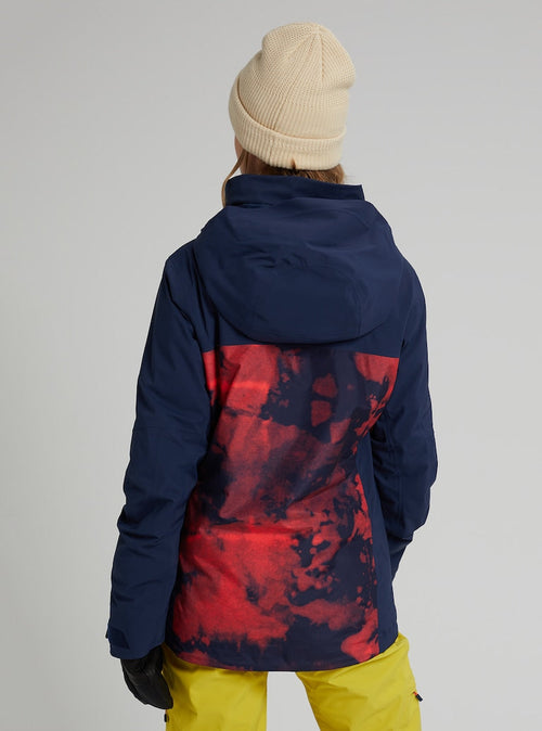 Burton | Burton Women [ak] GORE-TEX 2l Embark Jacket Hibiscus / Dress Blue  | Chaquetas Nieve Mujer, Snowboard, Women | 