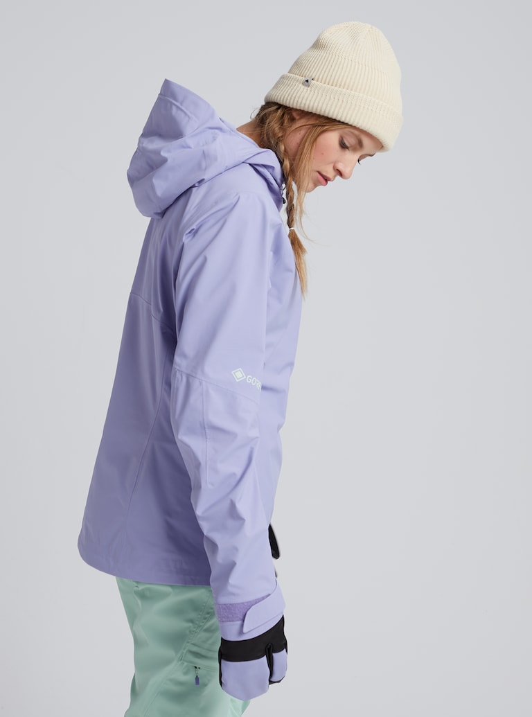 Burton Women [ak] Upshift Gore-tex 2L Jacket Foxglove Violet | Snowboard Gore-Tex | surfdevils.com