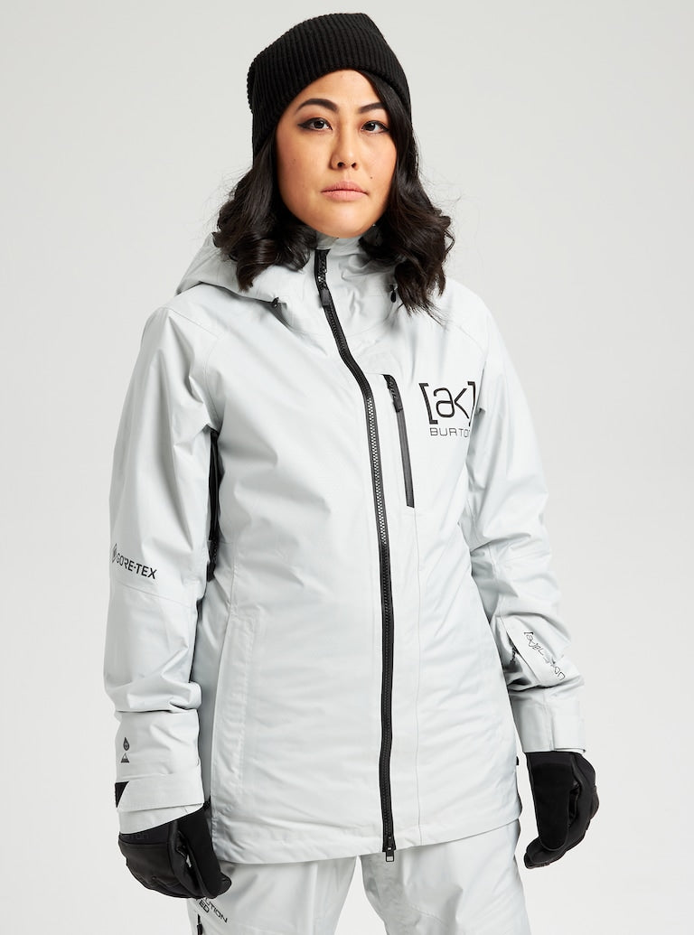 Burton [ak] Upshift Gore-tex 2L Jacket Light Gray | Snowboard Gore-Tex | surfdevils.com