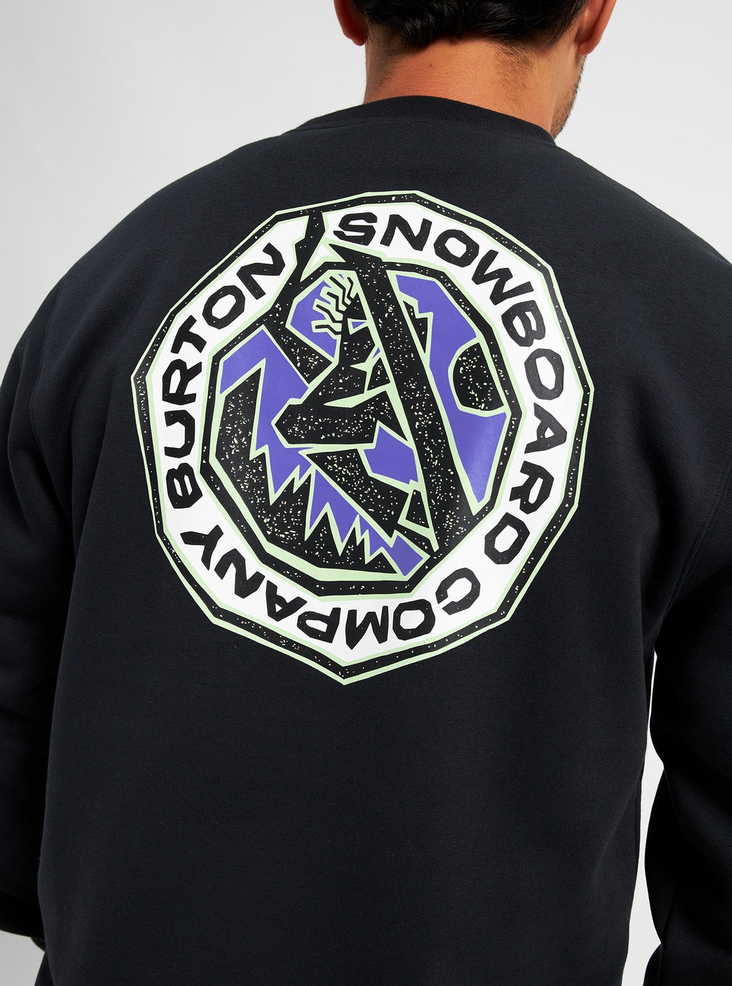 Burton | Burton snowboards Ledgewood crew Black  | Men, Ropa, Sudaderas, Sudaderas sin capucha | 