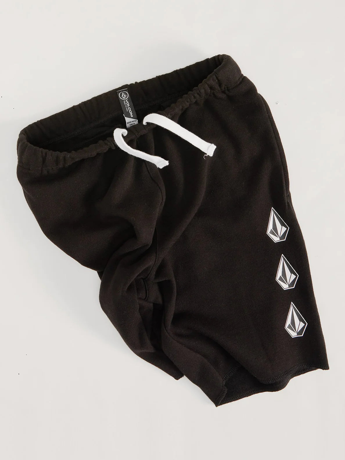 Volcom Iconic Stone Fleece Short Black Boy Shorts
