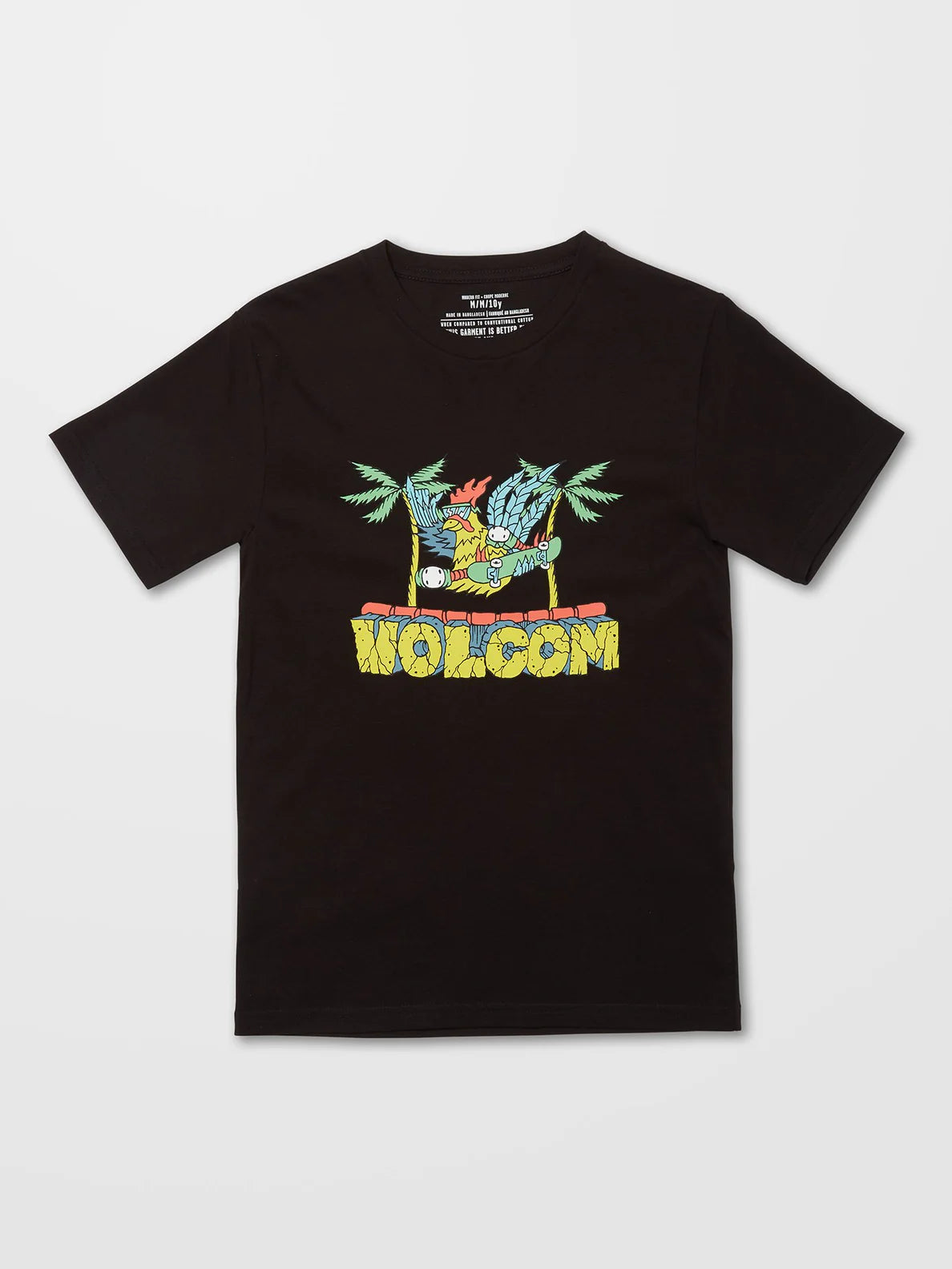 T-shirt Enfant Volcom Roosting Noir