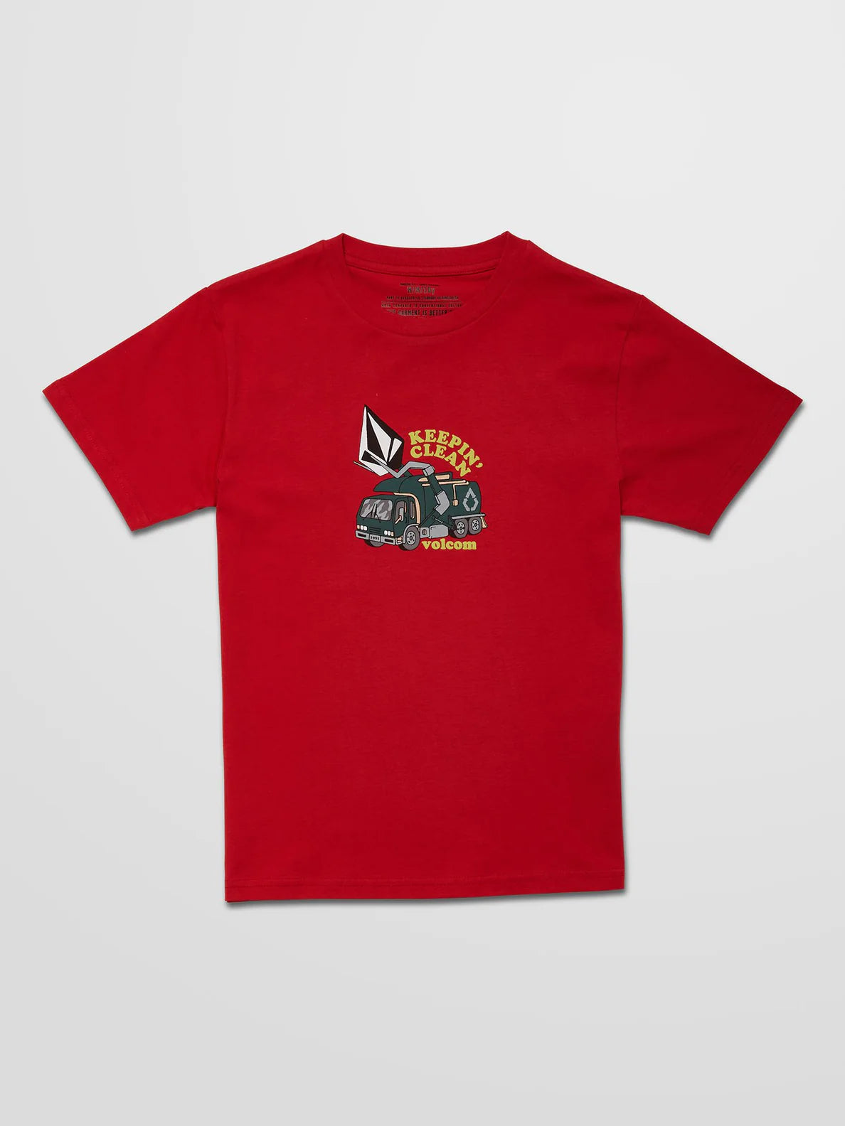 Camiseta niño Volcom Lifter Ribbon Red | Camisetas de niño | Volcom Shop | surfdevils.com