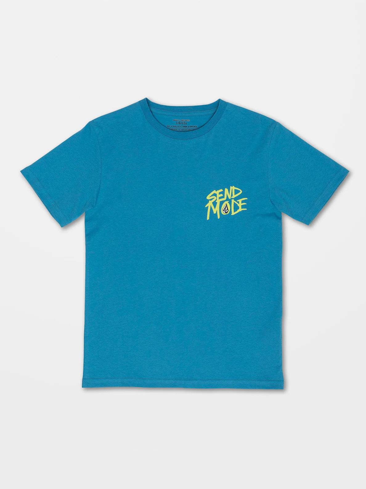T-shirt garçon Volcom Maddee ss Tee Blue Drift