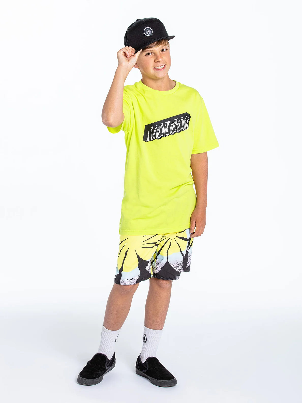 Volcom Lexip ss Limeade boy's t-shirt