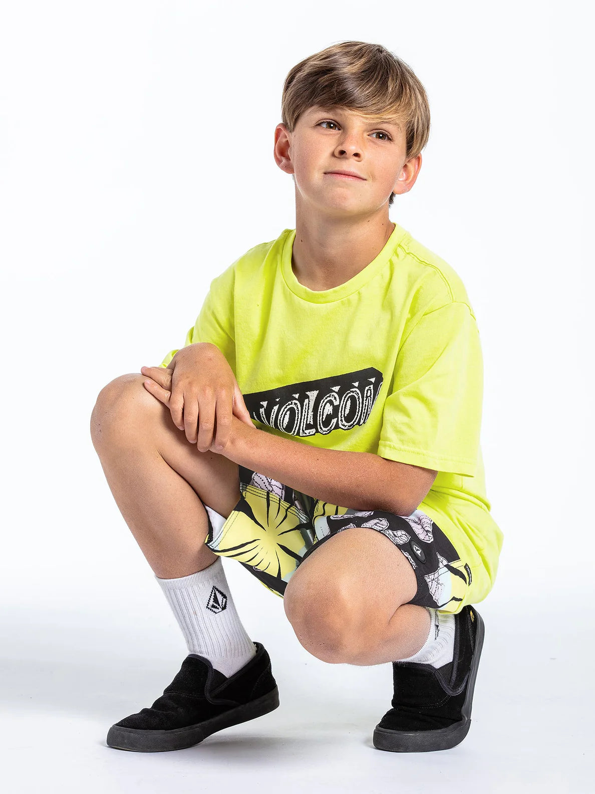Volcom Lexip ss Limeade boy's t-shirt