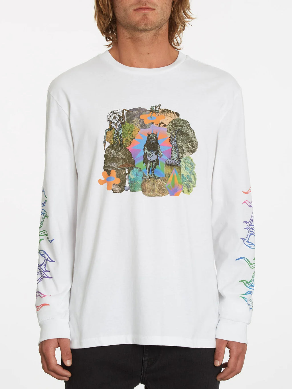 Camiseta de manga larga Chrissie Abbott X French White
