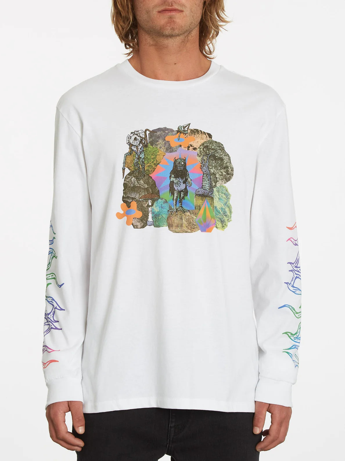 Camiseta de manga larga Chrissie Abbott X French White