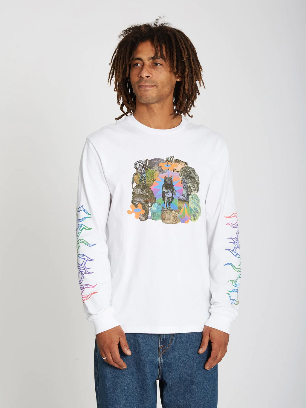 Camiseta de manga larga Chrissie Abbott X French White